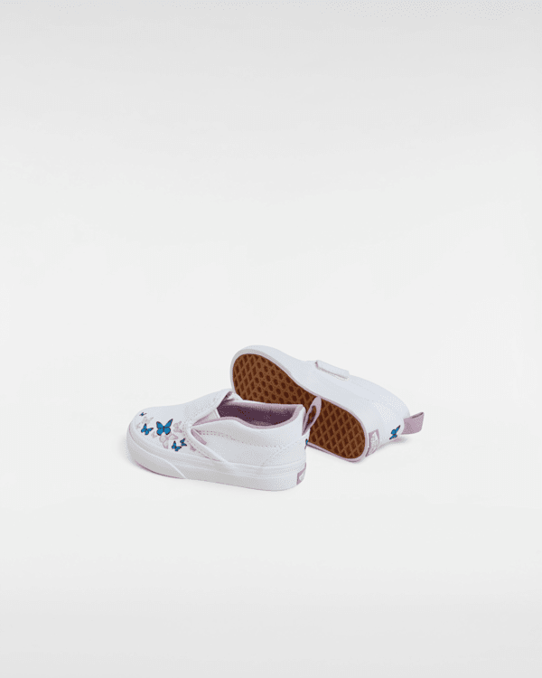 Toddler Slip-On Hook and Loop Shoes (1-4 Years) in White