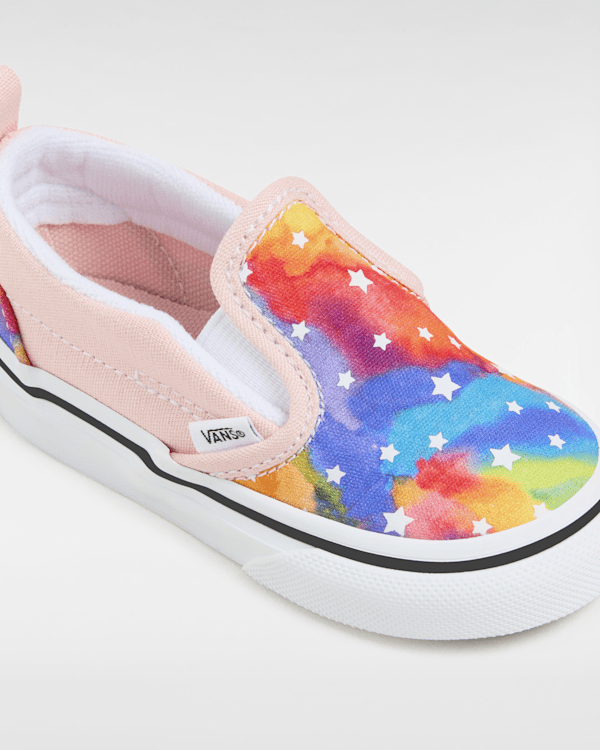 Slip-On V Glitter Peuterschoenen met klittenband (1-4 jaar) in