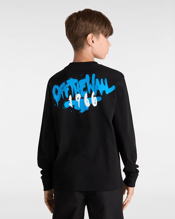 T-shirt à manches longues Blaster Enfant en Noir| Vans FR