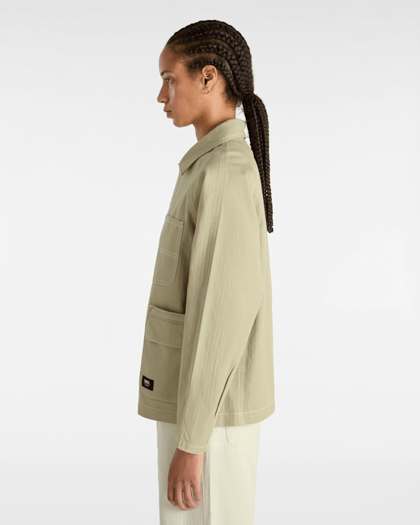 Codey Utility Coat in Beige| Vans UK