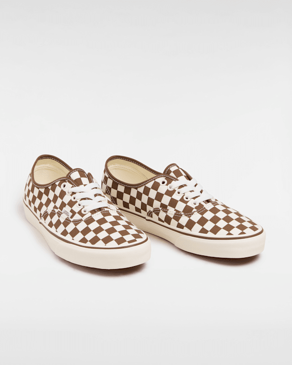 スニーカー ^VANS^ Authentic Checkerboard Brown VN000BW5BRO1 Vans Authentic Checkerboard 'White Brown' VN000BW5BRO