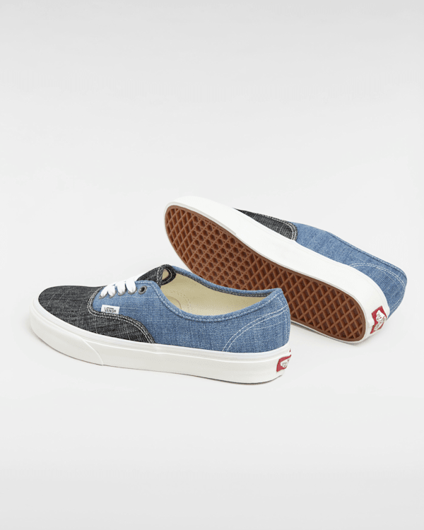 Authentic Threaded Denim Shoes in Blue| Vans UK