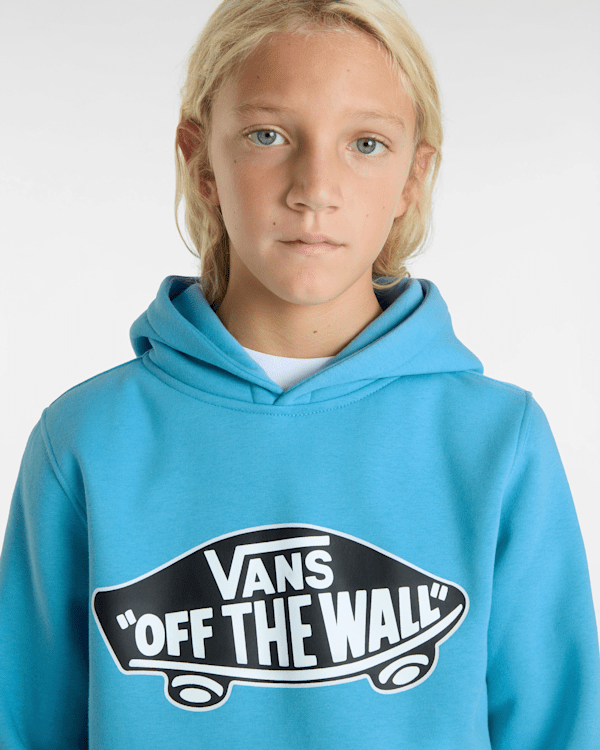 Kids Style 76 Pullover Hoodie (8-14 Years) in Blue| Vans UK