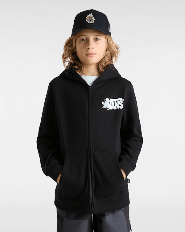Kids Vsuper Pullover hoodie (8-14 Years) in Black| Vans UK