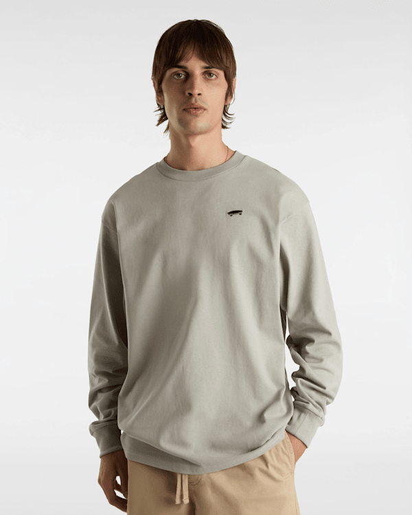 Salton Long Sleeve T-Shirt in Grey| Vans UK