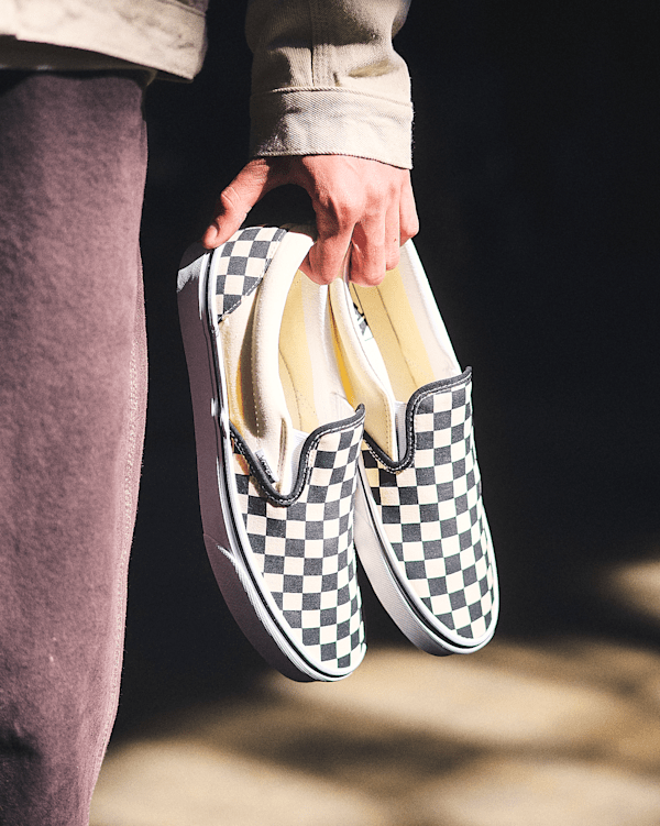 Chaussures Slip-On en Noir/Blanc| Vans FR