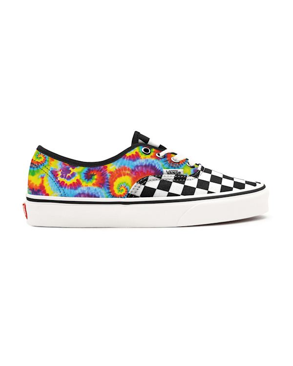 Checkered Slip Vans Tie Dye Checkered Shoes Tie Dye Vans Slip On