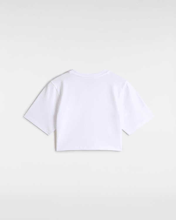 Style 76 Crop T-Shirt in White| Vans UK