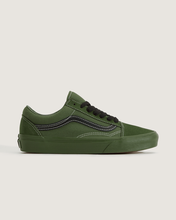 Vans Era Vans Old Skool Mujer Olive Zapatillas Old Skool En Negro