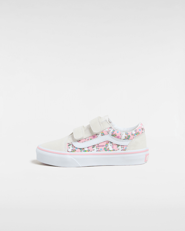Kids Old Skool Unicorn Shoes (4-8 Years) in White| Vans UK