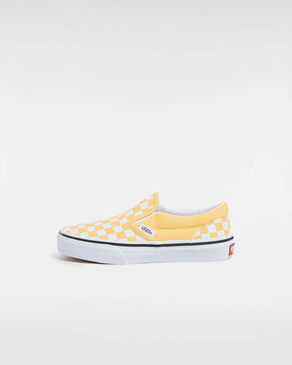 Kids Slip-On Shoes (4-8 Years) in Yellow| Vans UK