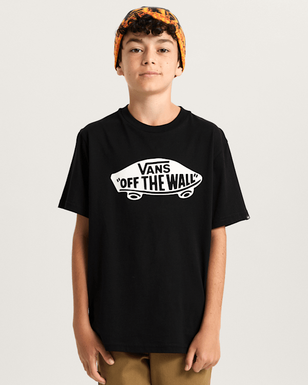 Kids Style 76 T-Shirt (8-14 years) in Black| Vans UK