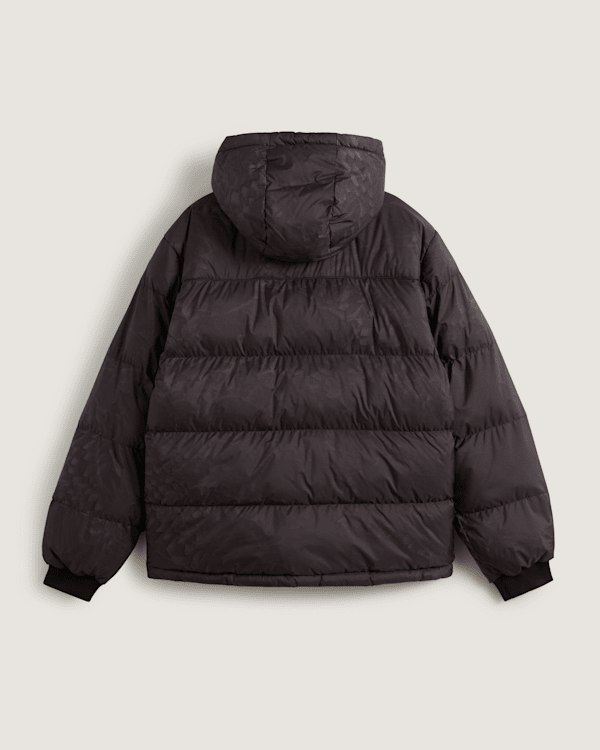 明日削除します☆SWITCHING RIB 2WAY PUFFER JACKET CS】2way cropped puffer jacket (black) | OUR BRAND