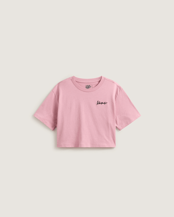 Kids Archived Crop T-Shirt (8-14 Years) in Pink| Vans FI