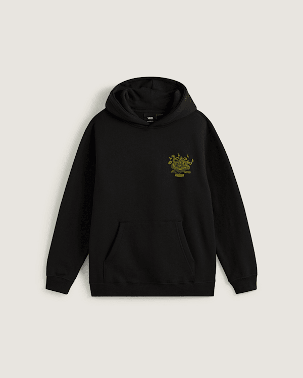 VR × RADER HOODIE / ブラック Branded V2 Scoop Pullover Hoodie {Gold on Black}