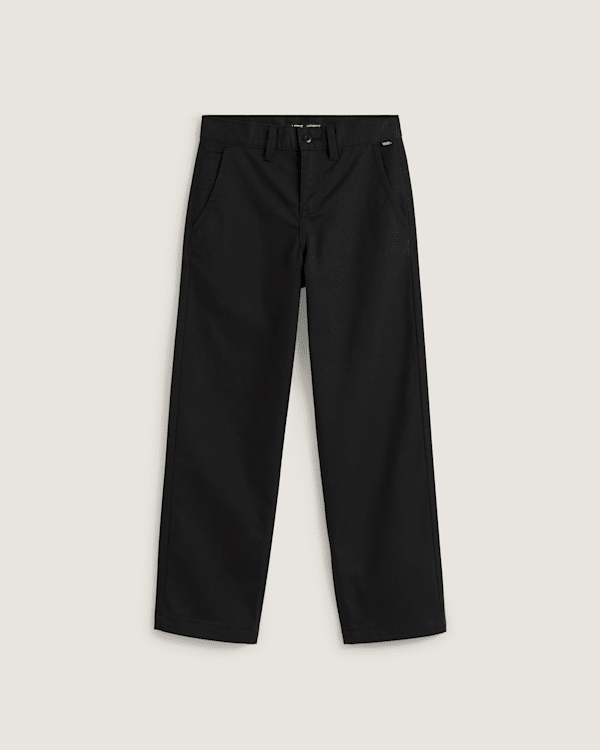 Kids Authentic Chino Loose Trousers (8-14 Years) in Black
