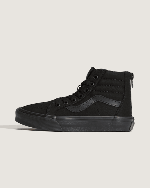 Kids Sk8-Hi Zip Shoes (4-8 Years) in Black| Vans UK