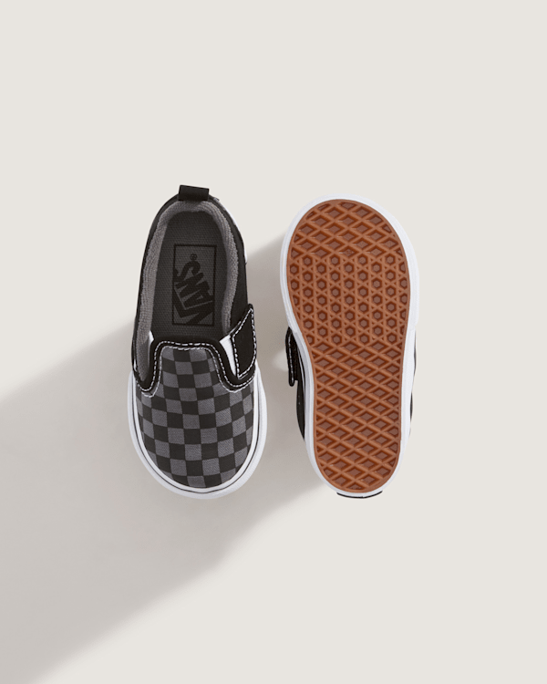 Toddler Slip-On Shoes (1-4 years) in Black/White| Vans UK