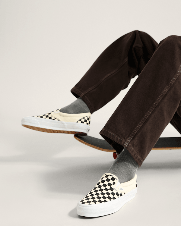 Vans Plataforma Zapatos Vans Slip On Cuadros Juveniles Zapatillas