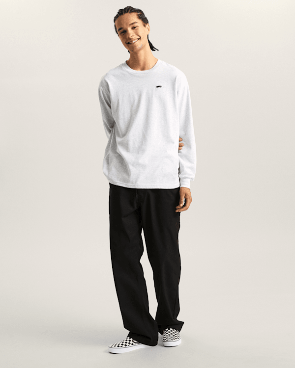 Authentic Chino Loose Trousers in Black| Vans SE