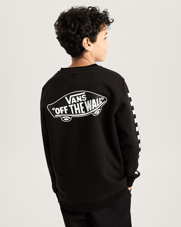 Kids Exposition Sweatshirt (8-14 Years) in Black| Vans UK