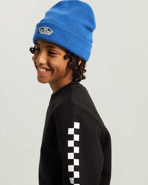 Bonnet Vans Classic Cuff Enfant en Bleu| Vans BE