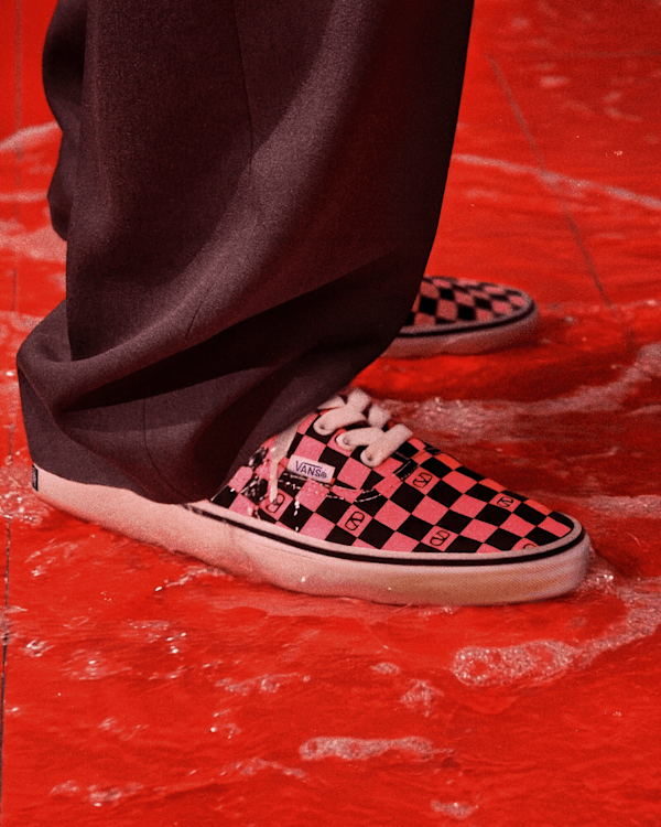 Valentino Garavani and Vans Authentic Checkerboard in Pink| Vans UK