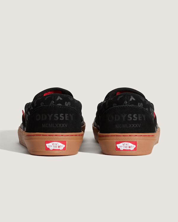 Scarpe BMX Classic Slip-On GumNero/Rosso| Vans CH