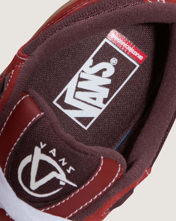Skate Rowan Z3 Shoes in Burgundy| Vans DK
