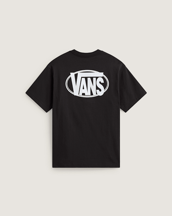 Oval Logo Loose SS Tee Black in Black| Vans SE