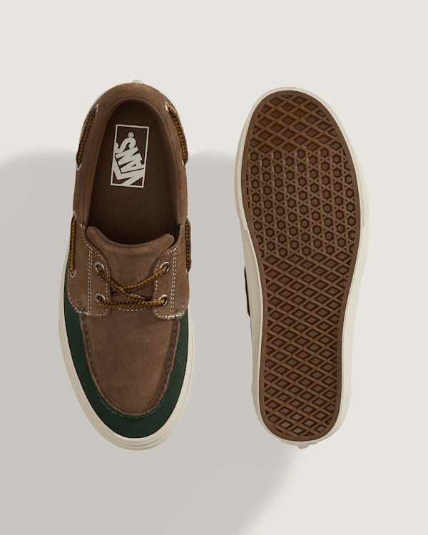 Vans Boat Shoe WTZD MGREN para hombre Verde / Marrón — foto 3