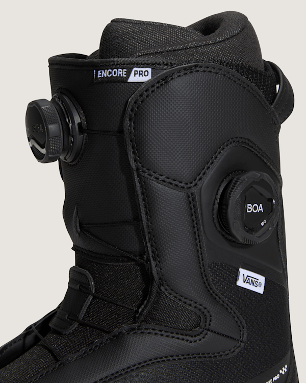 Womens Encore Pro 2.0 Snowboard Boots in Black| Vans SE