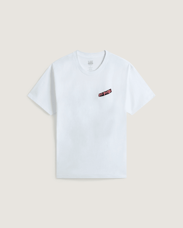 Sex Pistols Run Wild on the Green T-Shirt in White| Vans SE
