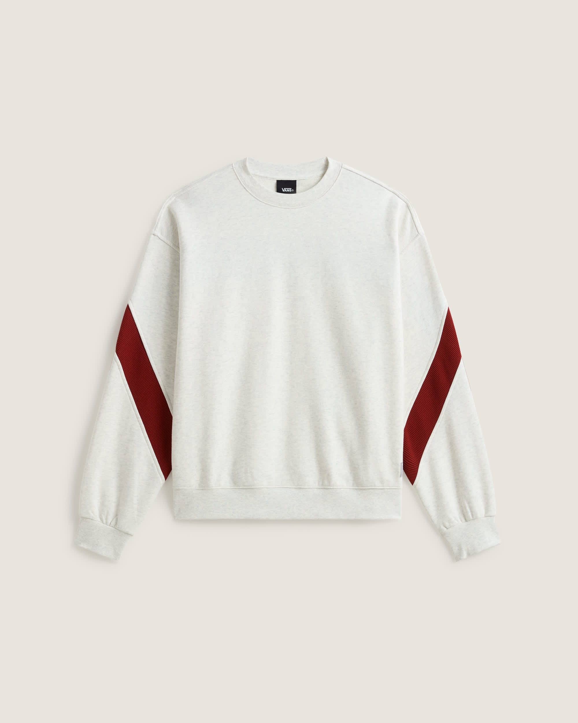 Sudadera retro deportiva con cuello redondo VANS Blanco HERO