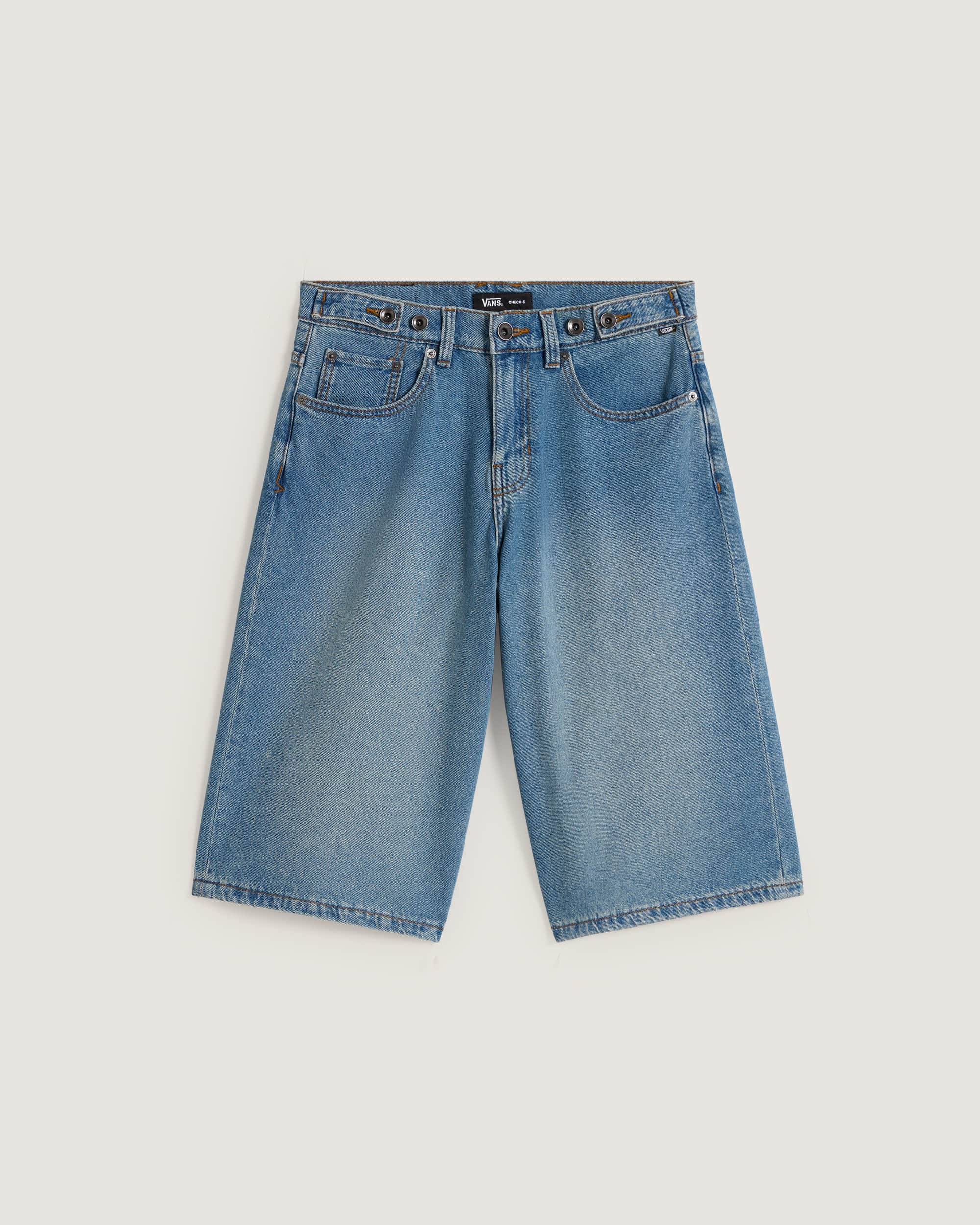 Cinched Check5 BaggyShorts VANS Blau HERO