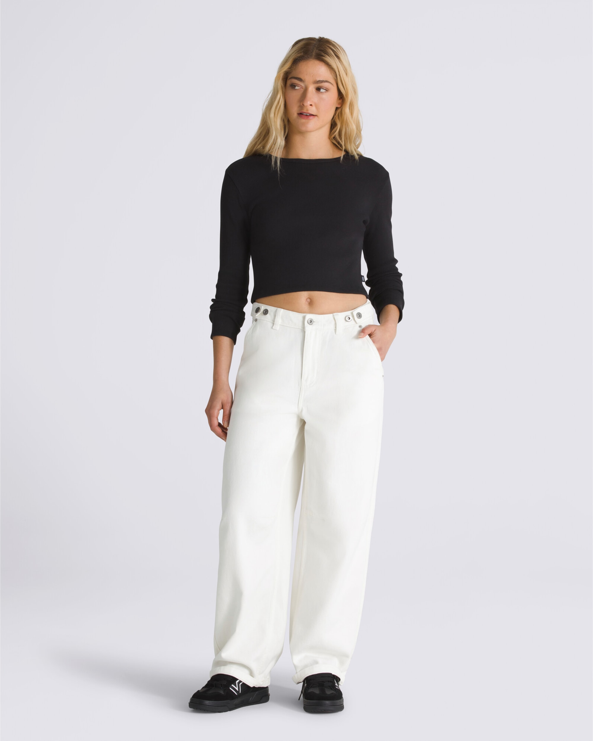 Curbside Broek VANS Wit ALT1