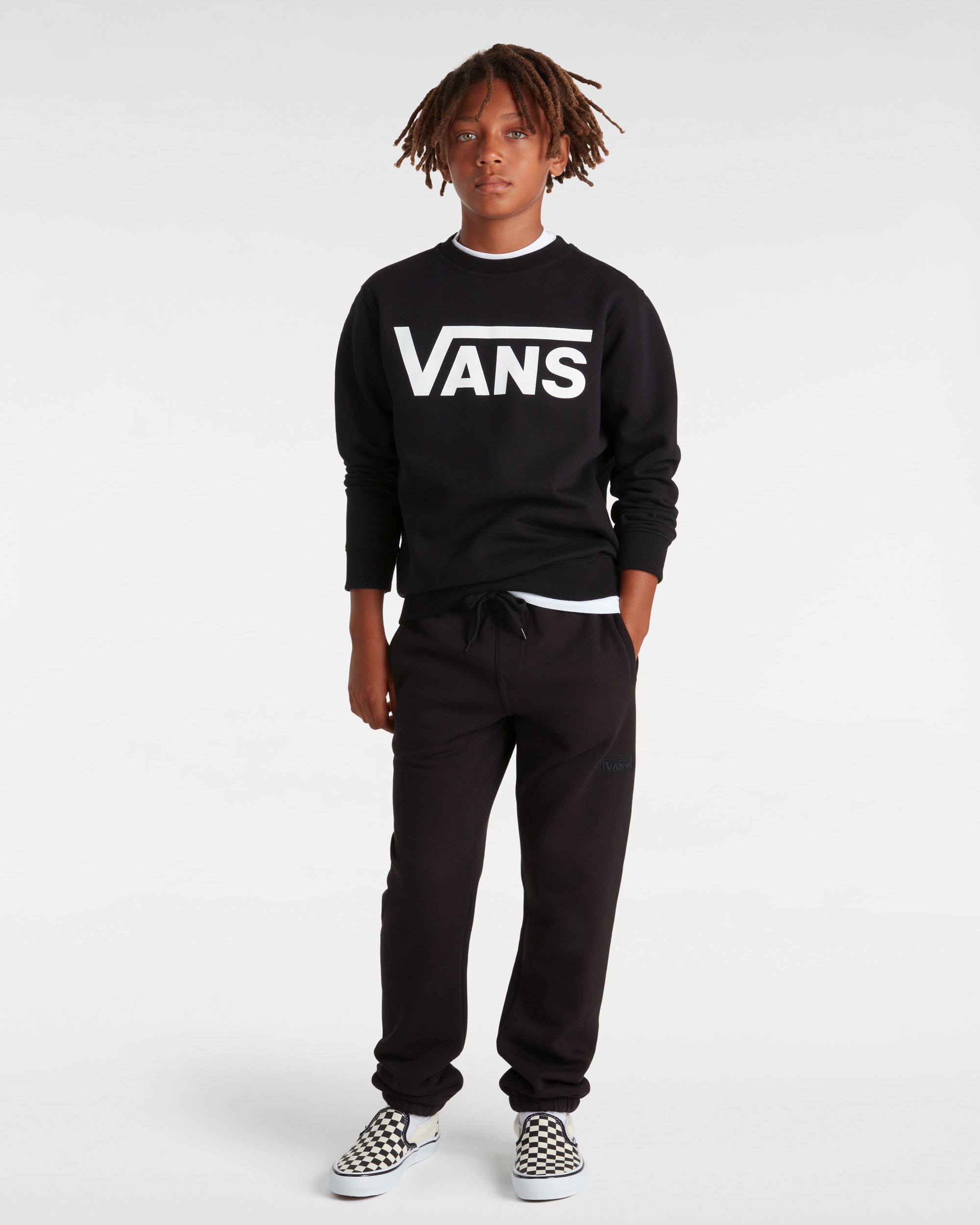 Sweatshirt Vans Classic II Crew Enfant 814 ans VANS Noir ALT2