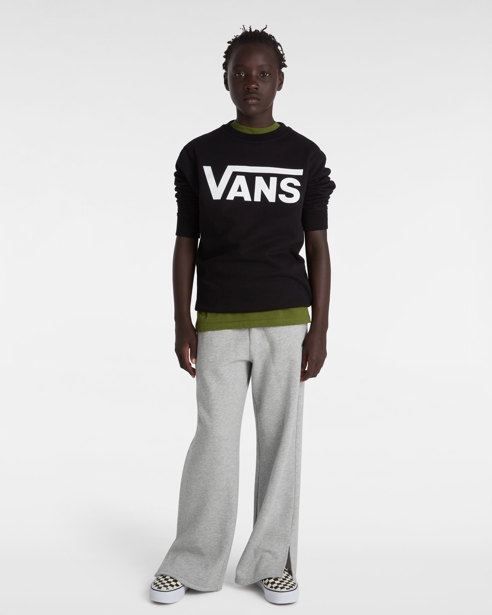 Sweatshirt Vans Classic II Crew Enfant 814 ans VANS Noir ALT3