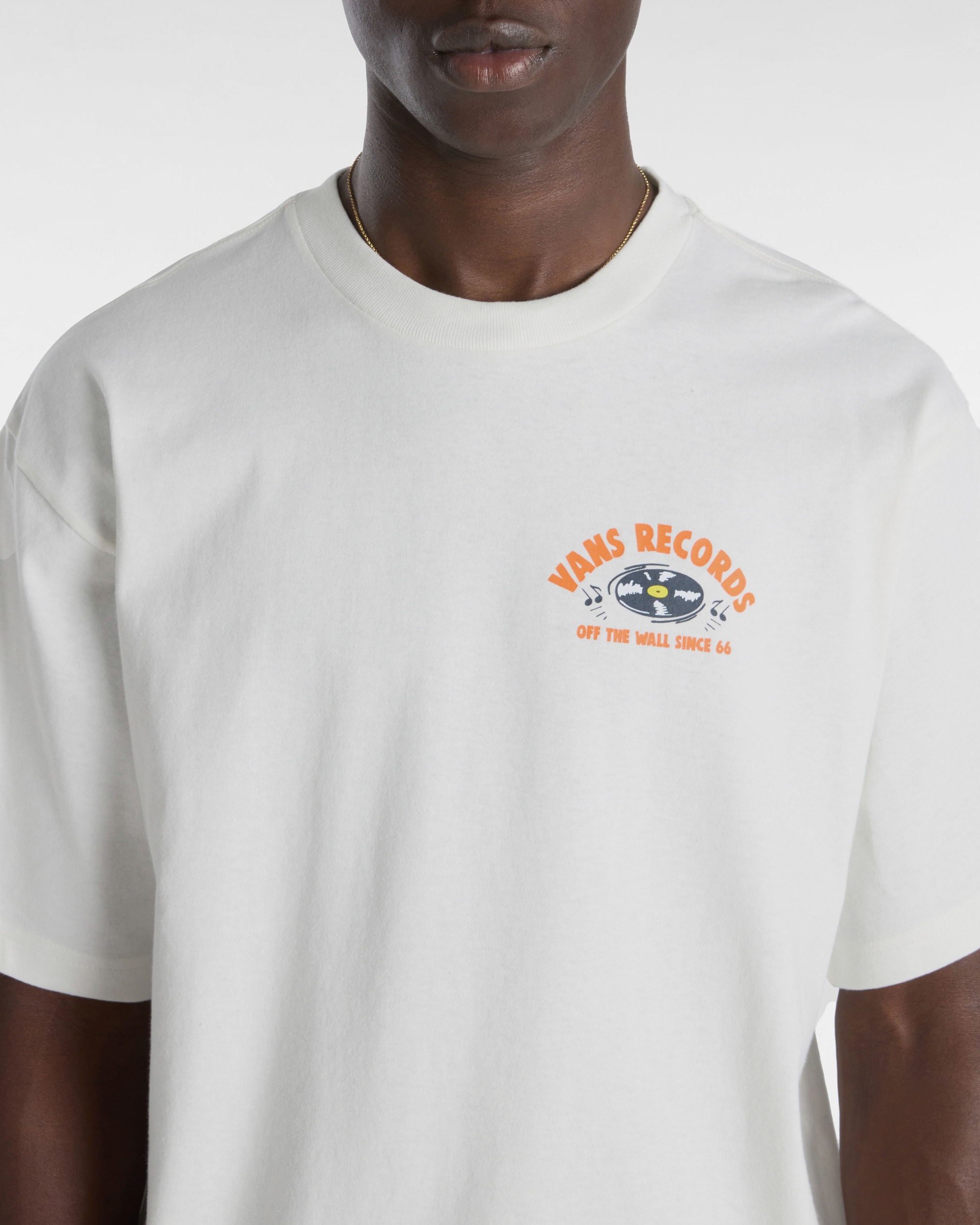 Keep the Rhythm Loose T-Shirt in White| Vans UK