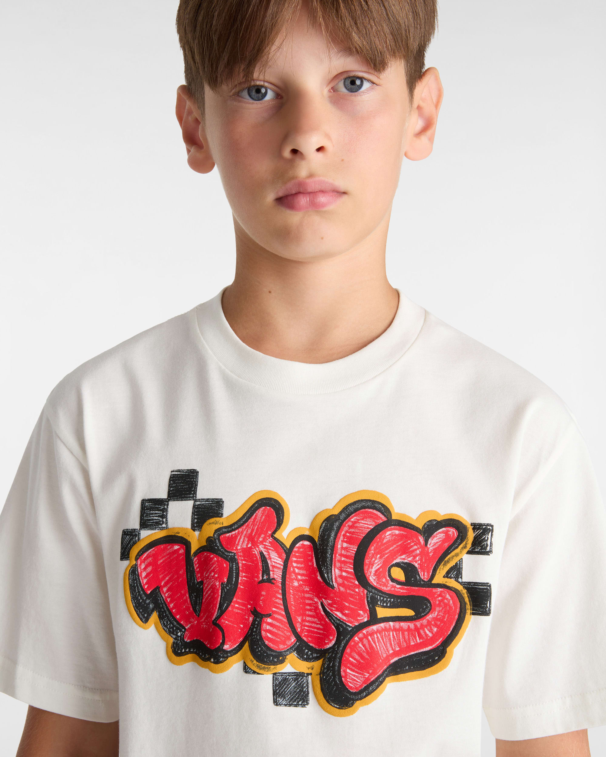 Kids Tagged TShirt 814 Years VANS White ALT5