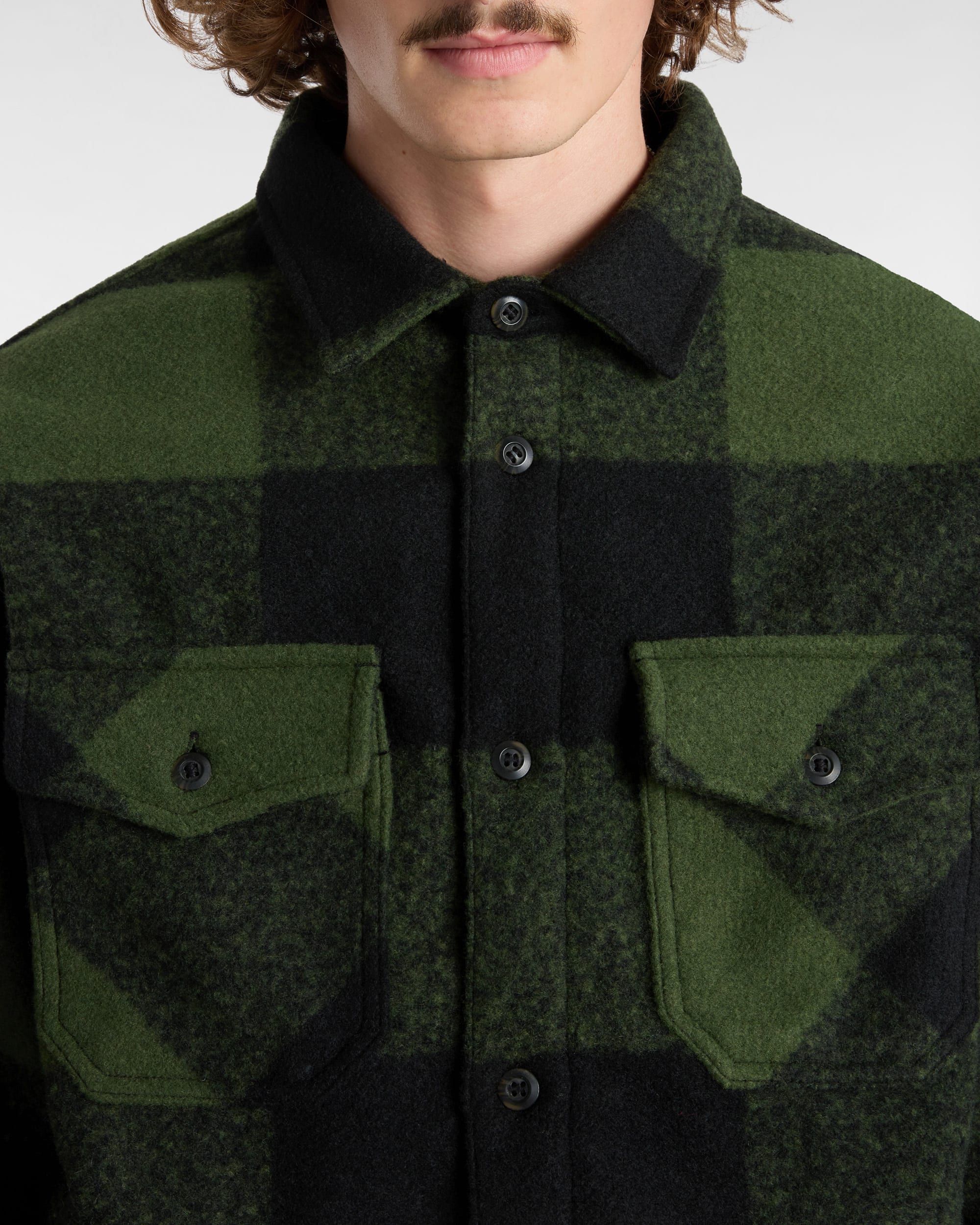 Denby Fuzzy Shacket VANS Black ALT6