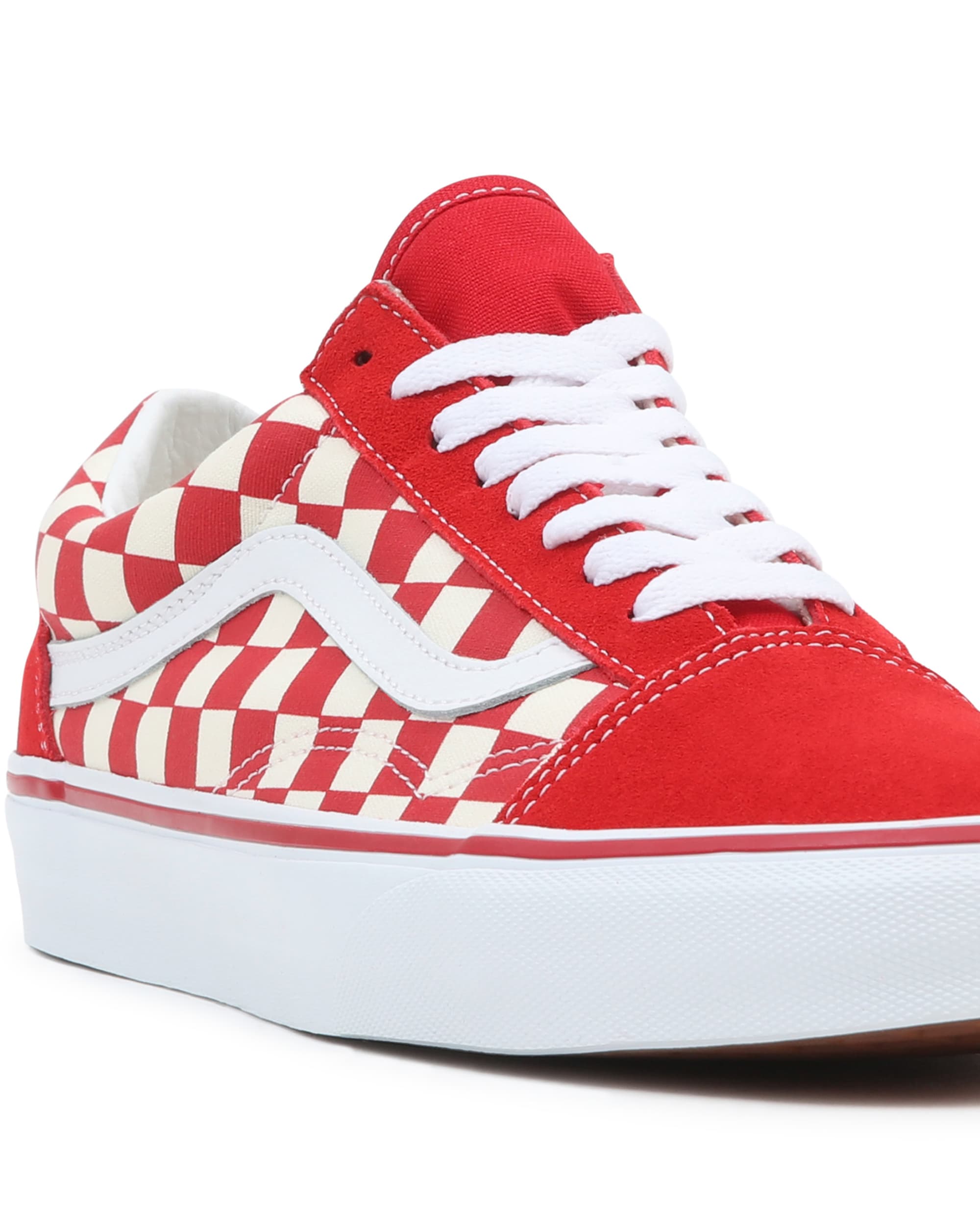 Chaussures Checkerboard Old Skool VANS Rouge ALT7