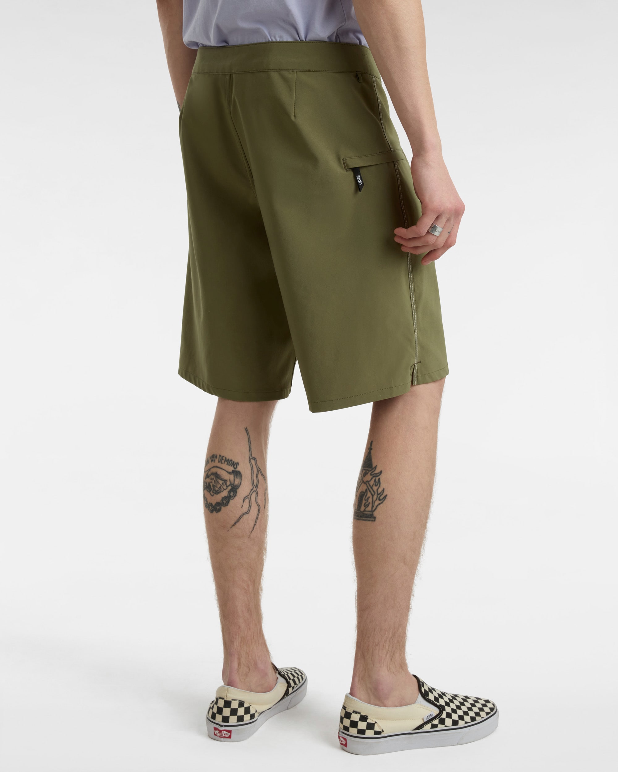 The Daily Solid Boardshorts VANS Green ALT3