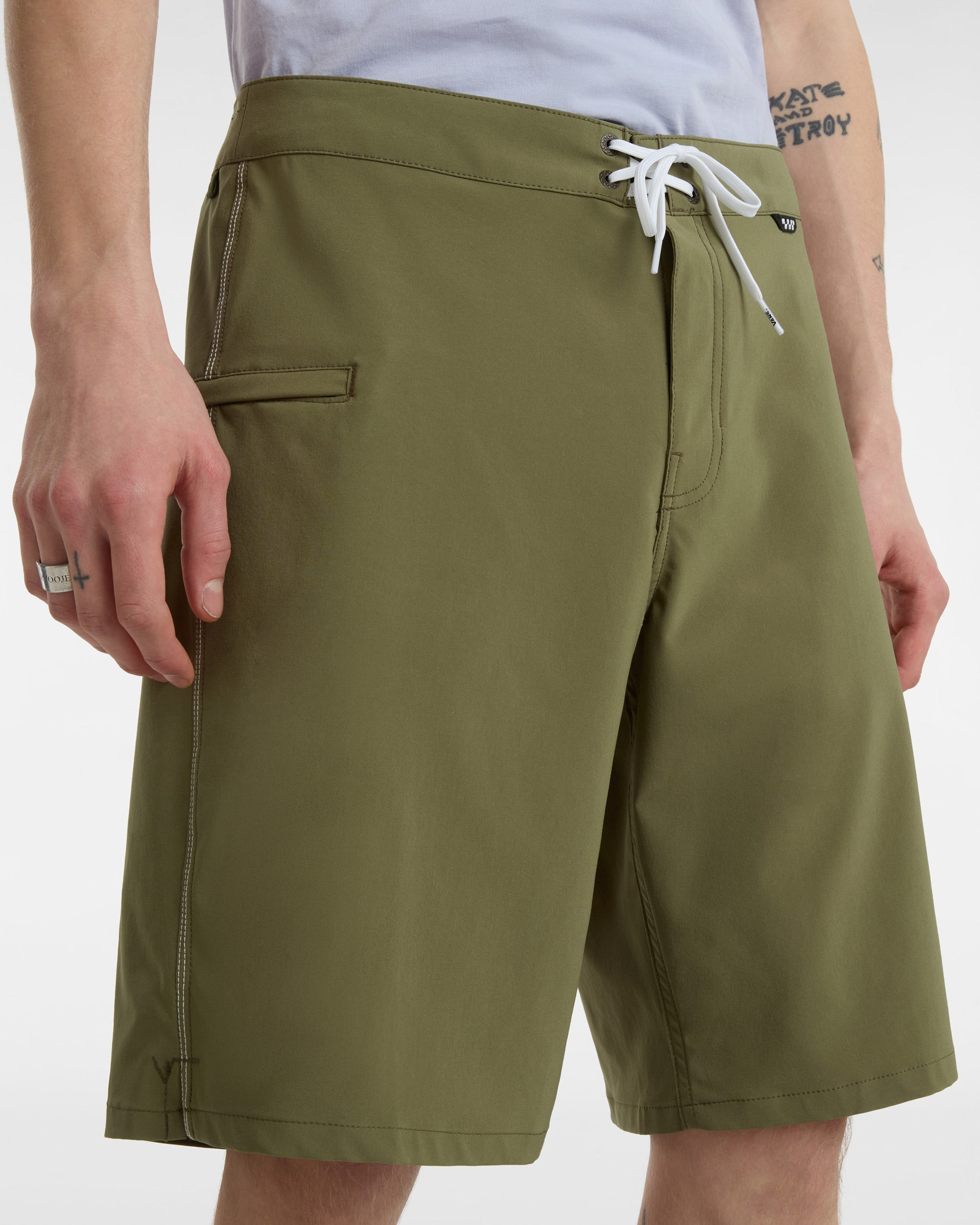 The Daily Solid Boardshorts VANS Green ALT6