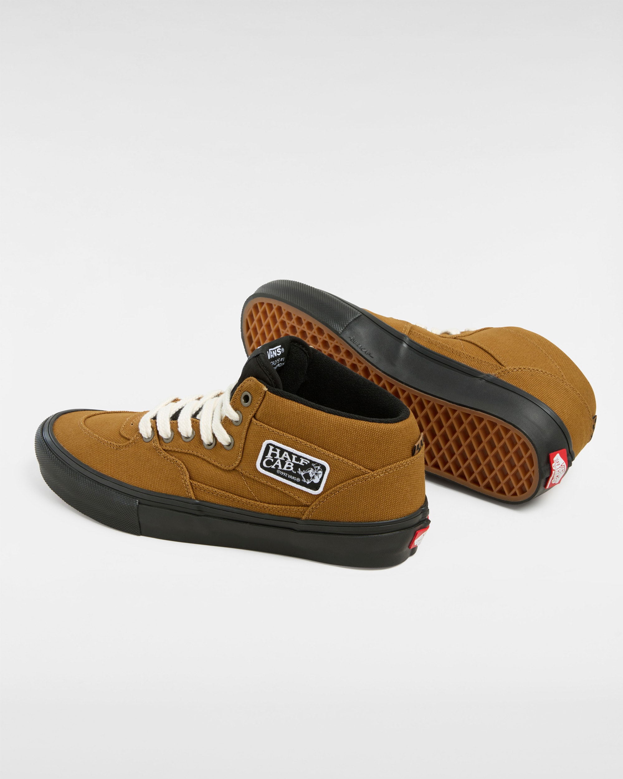Chaussures Skate Half Cab Duck Canvas VANS Marron ALT2
