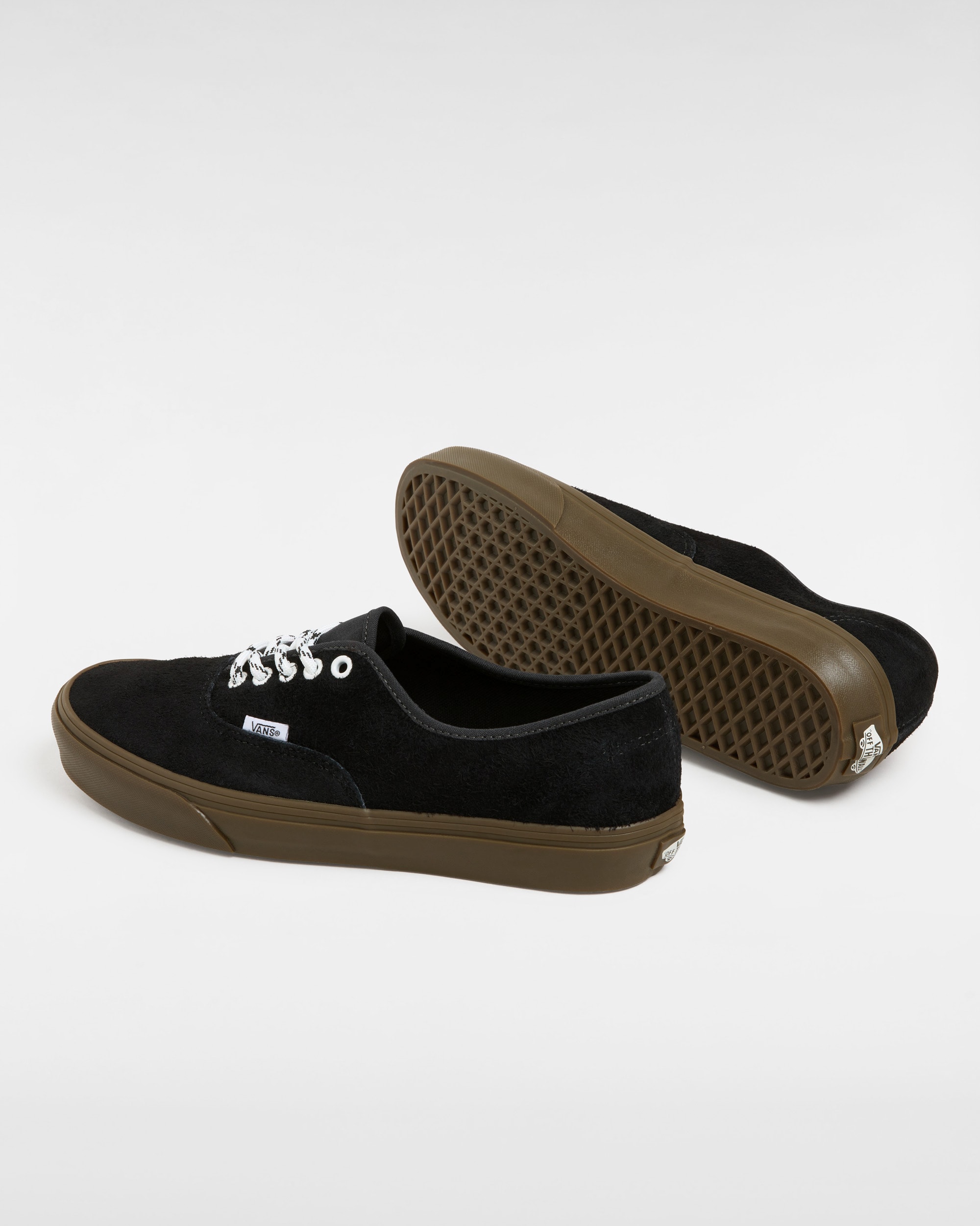 Authentic Hairy Suede Shoes VANS Black ALT2