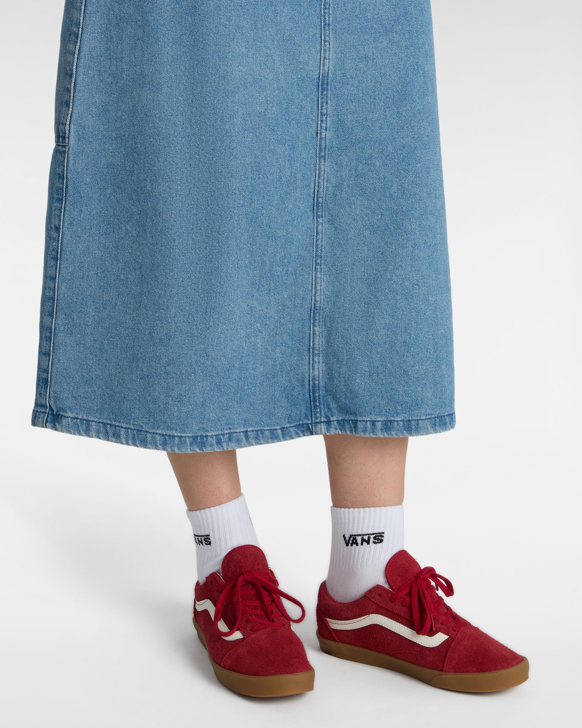 Chaussures Old Skool Lowpro VANS Rouge ALT4