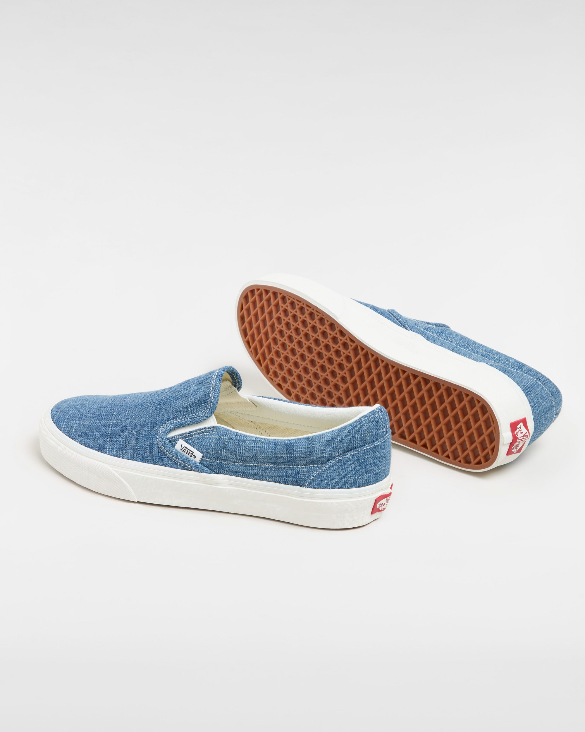 Chaussures en lin Classic SlipOn Summer VANS Bleu ALT2