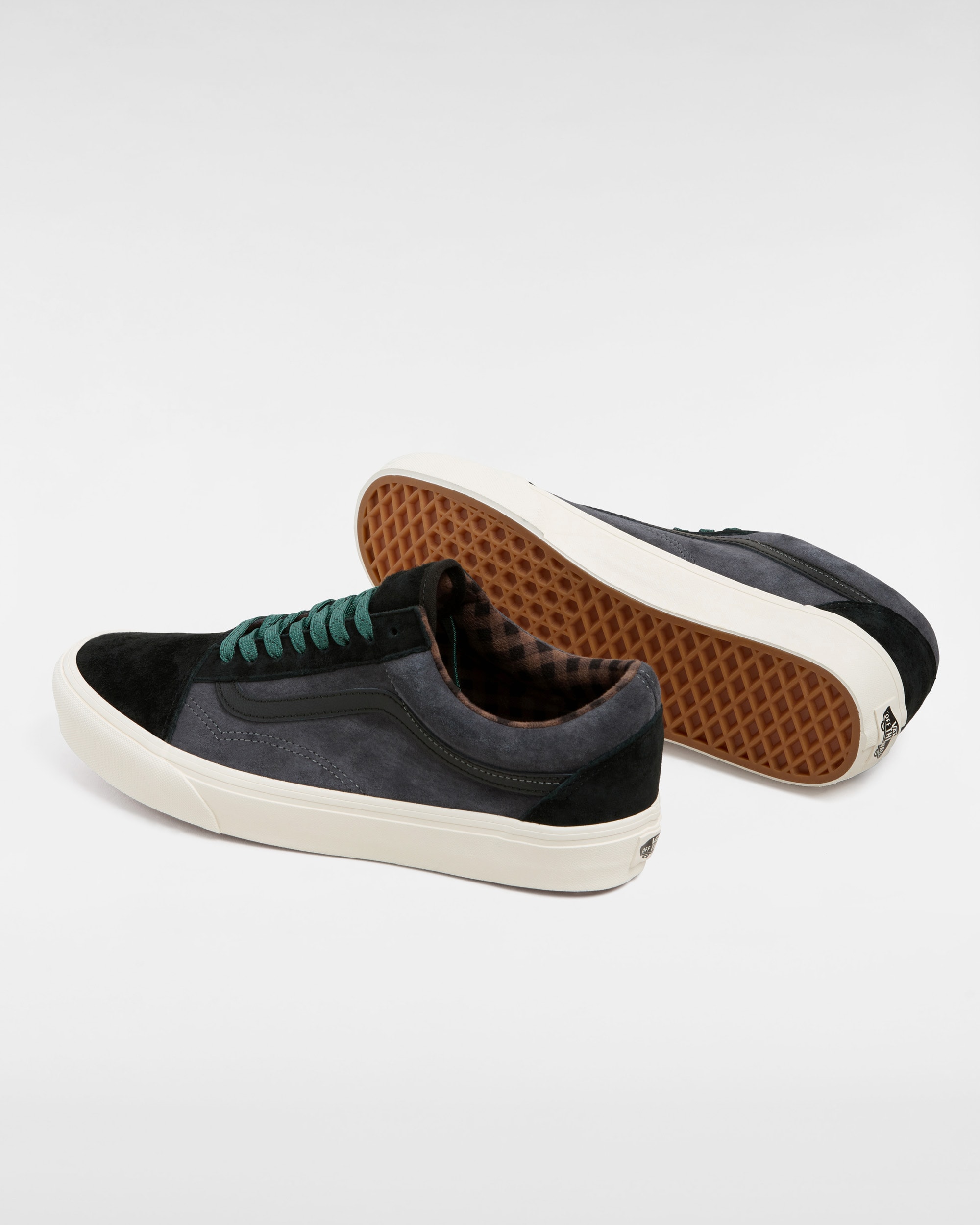 Chaussures en daim Old Skool VANS Gris ALT2