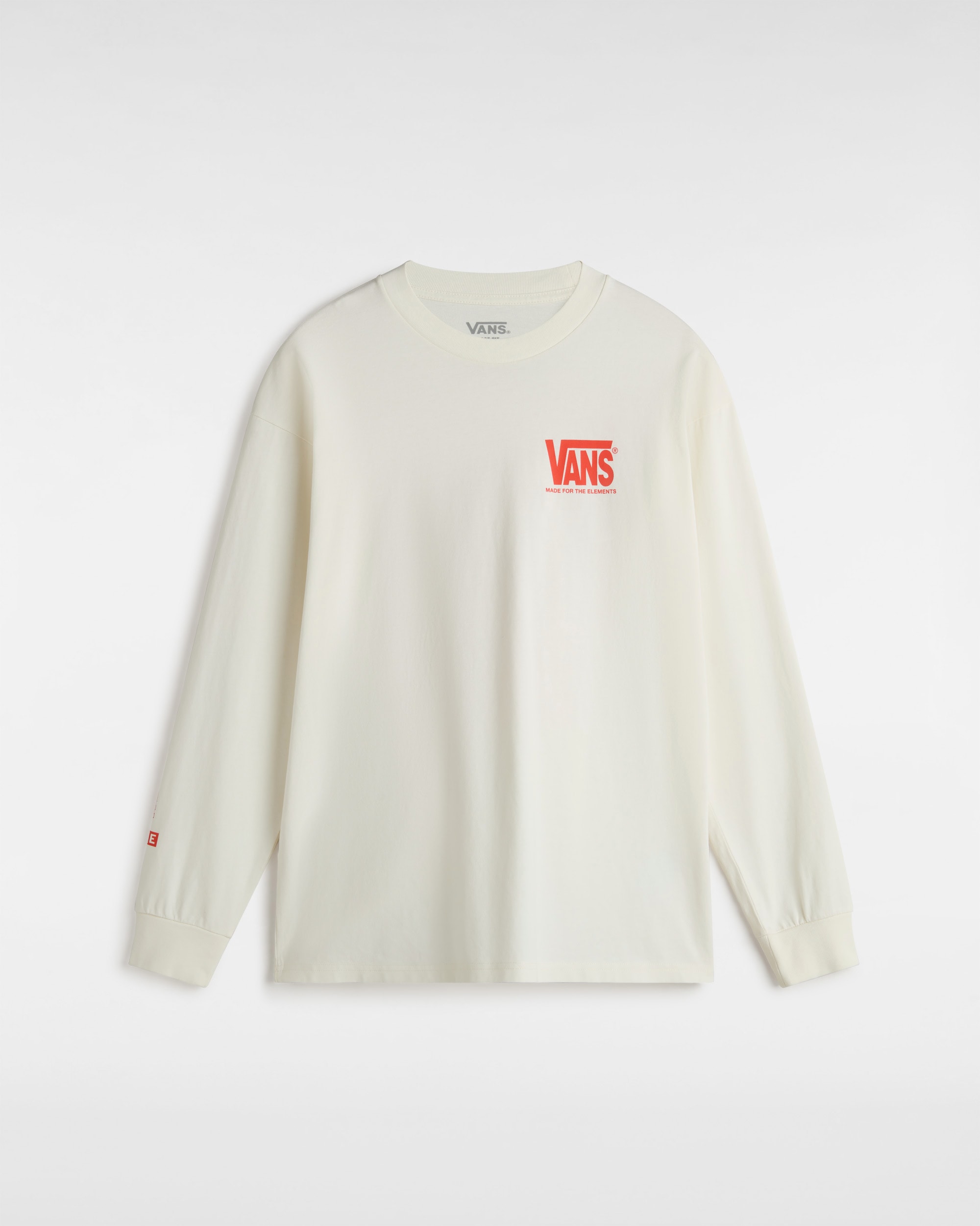 Maglietta a maniche lunghe MTE Logo Warp Check VANS Bianco HERO